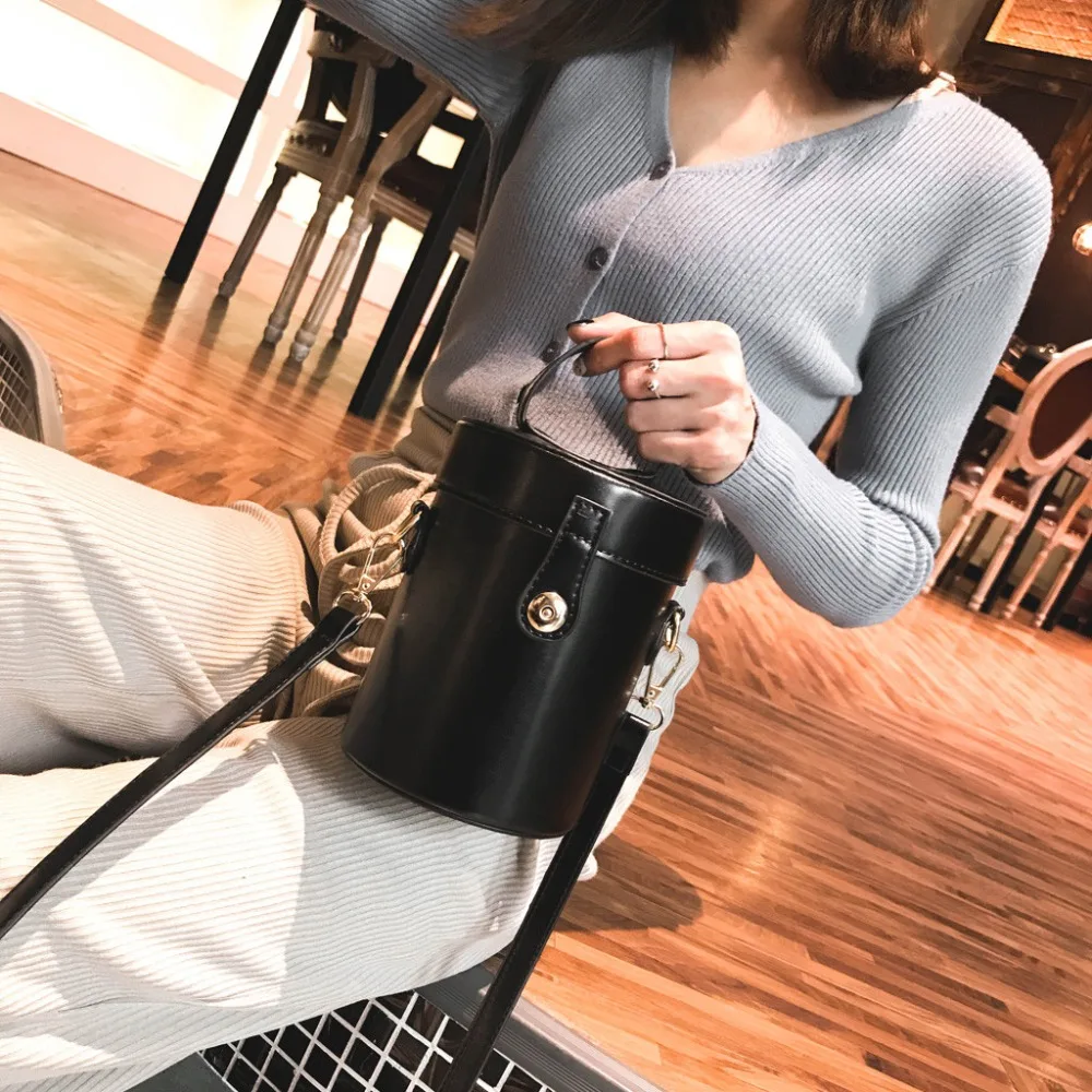 Retro Pure Color handbag Shoulder Bag crossbody Bags for Women 2019 Messenger Bags women's bag bolsa feminina sac a main (7)