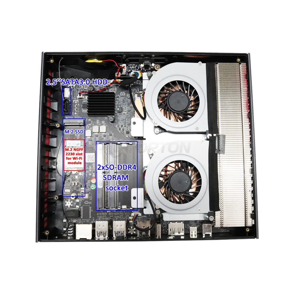 Новейшая модель Игровых мини ПК Intel i9 9980HK i7 9750H GeForce GTX 1650 4 ГБ 2 * DDR4 M.2 настольный