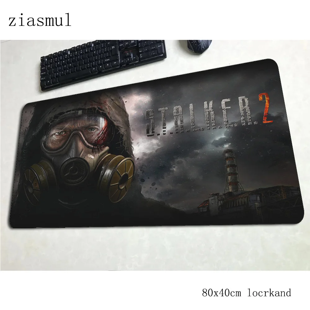 Коврик для мыши stalker 80x40 см лучшая компьютерная мышь игровой мат геймпад пк xl игровой коврик для мыши офисный коврик для мыши