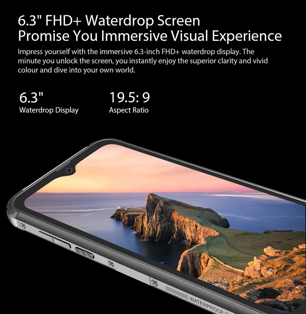 Blackview BV9800 IP68 Водонепроницаемый смартфон 6 ГБ + 128 Гб 3 &quotincell MT6771 OctaCore 48MP Android 9 0 NFC 6580