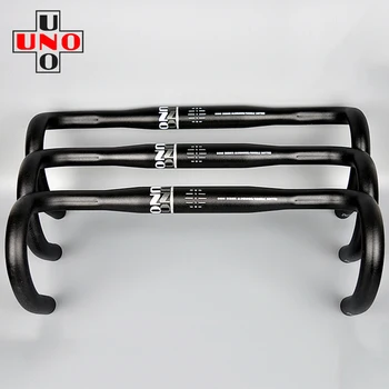 

UNO Ultralight Aluminum Alloy Handlebar 25.4/31.8mm Road Bike Racing Bicycle Drop Bar 380/400/420mm Bent Bar Bicycle Accessories