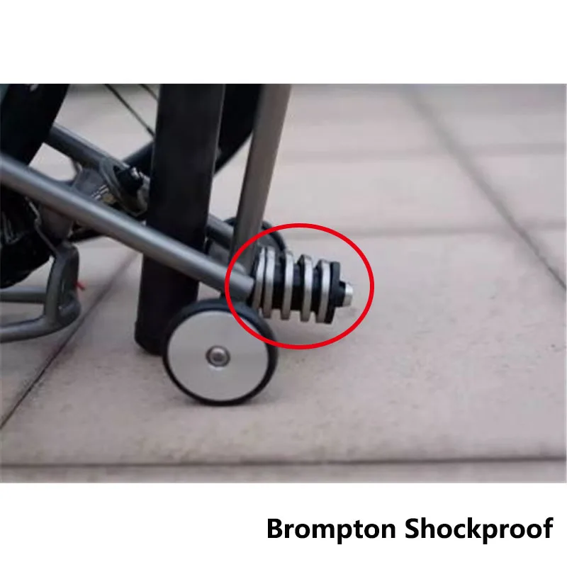 H& H Brompton складной велосипед Ti задняя Противоударная пружинная подвеска титановый сплав ударные аксессуары для поглощения
