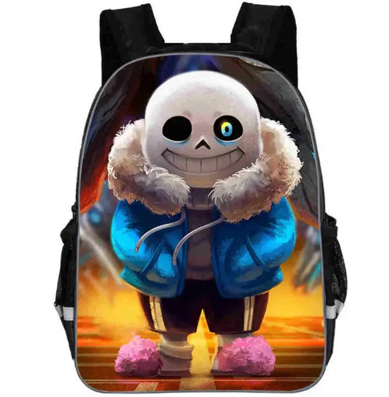 photo color Undertale рюкзак для мальчиков школьные сумки мультфильм Back Pack рюкзаки с сюжетами игр модные книжные сумки для детей детский сад Mochilas - Цвет: photo color