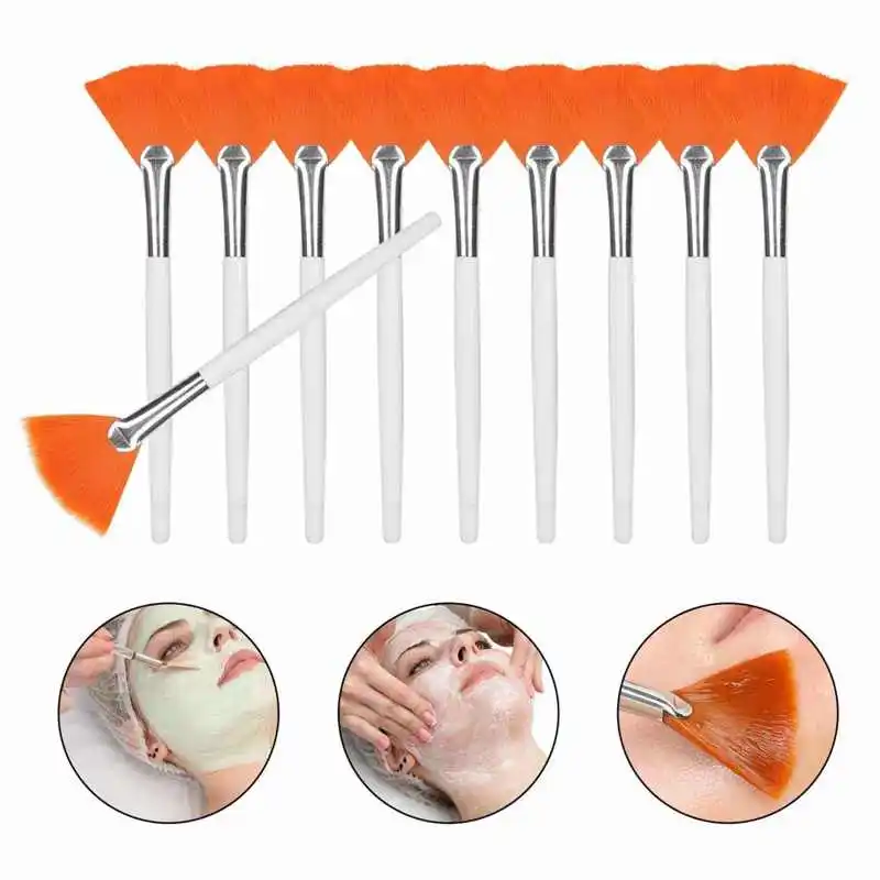 10pcs Facial Mask Brushes Cosmetic Makeup Soft Facial Mask Applicator