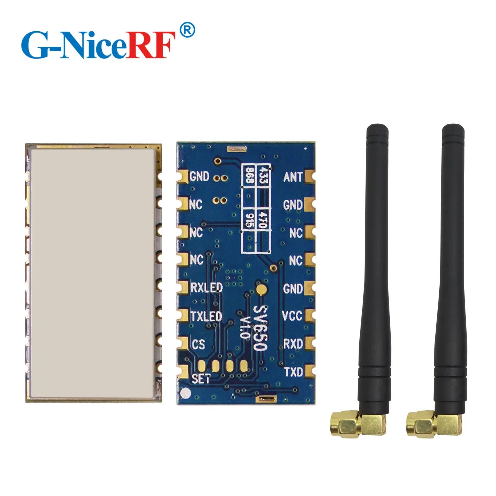 2pcs/lot Sv650 Ttl 433mhz Embeded 3km Long Distance Wireless Digital