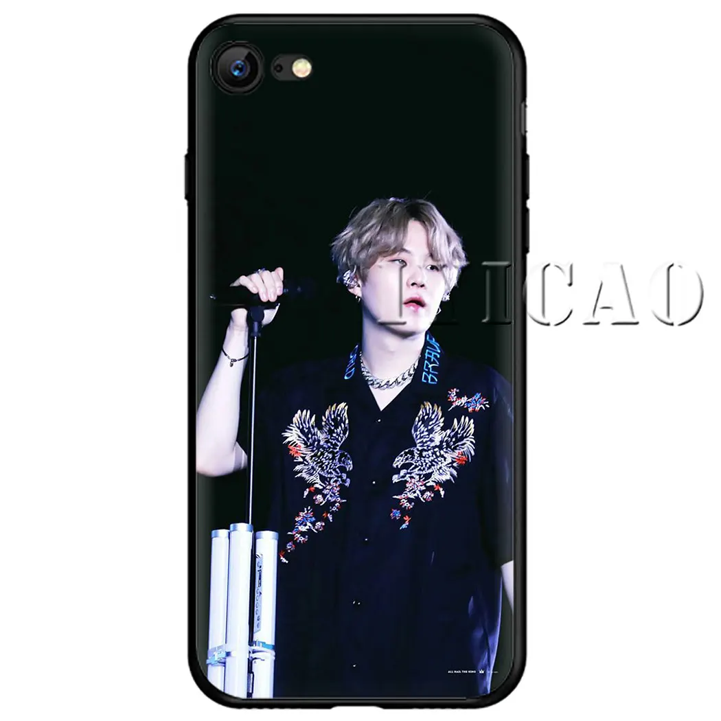 4 Min yoongi gatito Мягкий силиконовый чехол для телефона для iPhone 5 6 7 8 11 5S 6s 6s Plus 7Plus 8Plus X XS XR XSMax 11 Max 11 Pro - Цвет: 4