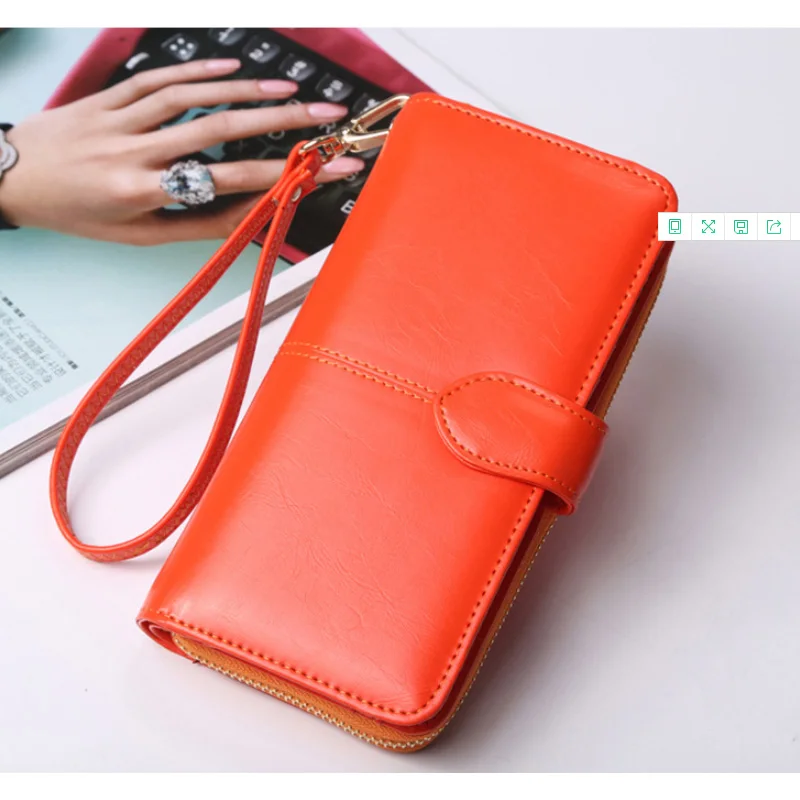 New women's wallet long zipper wallet large capacity women's wallet credit card storage