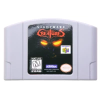 Nightmare Creatures 64 бит карточная игра экшн-приключение 2 видео игровая консоль карты Английская литература американской версии для nintendo - Цвет: Nightmare Creatures