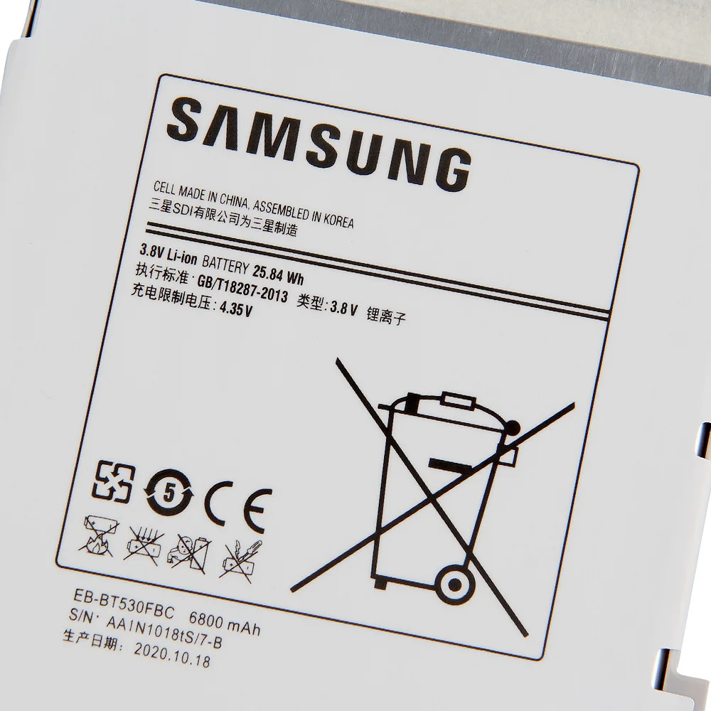 Батарея для Samsung Galaxy Tab4 Tab 4 SM T530 T533 T535 T531 T537 EB BT530FBU S2 9 7 T815C T813 10 1 P7500 Tab3
