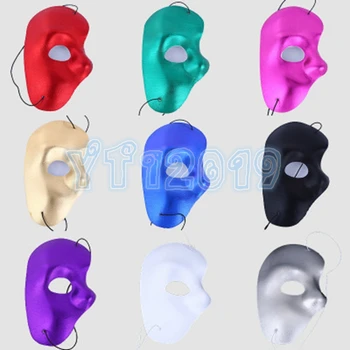 

100pMask Left Half Face Phantom Of The Night Opera Men Women Masks Masquerade Party Masked Ball masks Halloween festive supplies