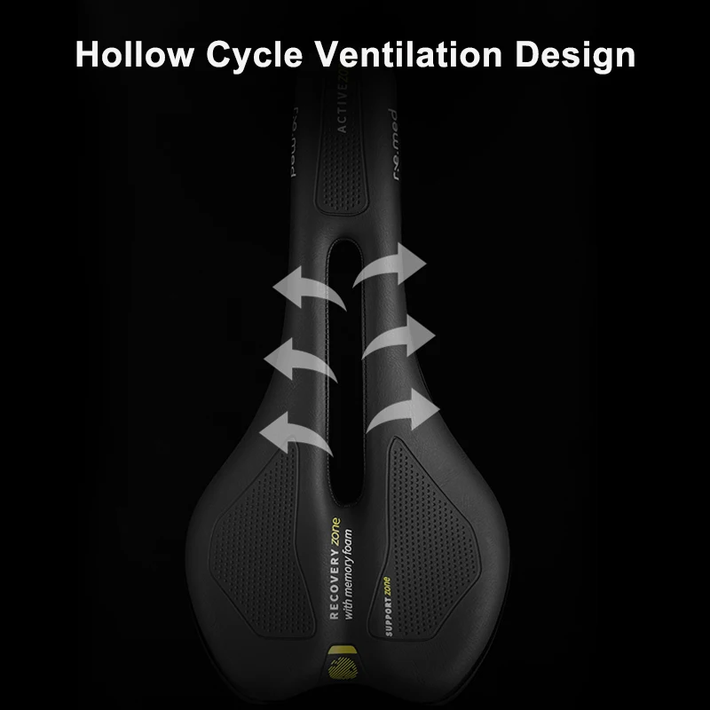 Велосипедное седло SELLE ROYAL MTB спортивное полое дышащее с эффектом памяти губка
