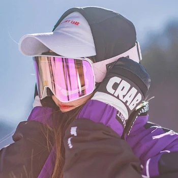 

New UV400 Protection Anti-fog Snow Skiing Glasses Ski Mask Men Women Snowboard Goggles Glasses Skiing Ski Goggles Multicolor