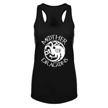 

Womens Mother of Dragons II - Game of Thrones Designer Fitness Workout Racerback Casual Tank Tops