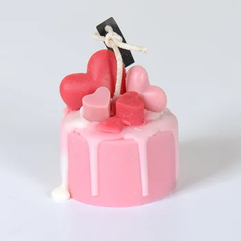 

3D Cake Shape Candle Molds DIY Candle Making Mold Birthday Gift Making Mould