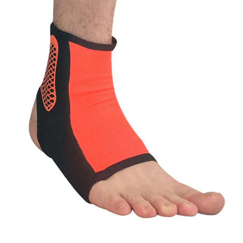 Rose Red 1 шт. Спортивная поддержка лодыжки Футбол Баскетбол Бадминтон Спорт Защита Эластичный Бандаж на щиколотку Sprain Brace защита - Цвет: Rose Red