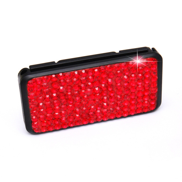 Car Rhinestone Seat Belt Clip Adjustable Seat Belts Auto Interior Decoration Replacement Parts Vehicle Accessories