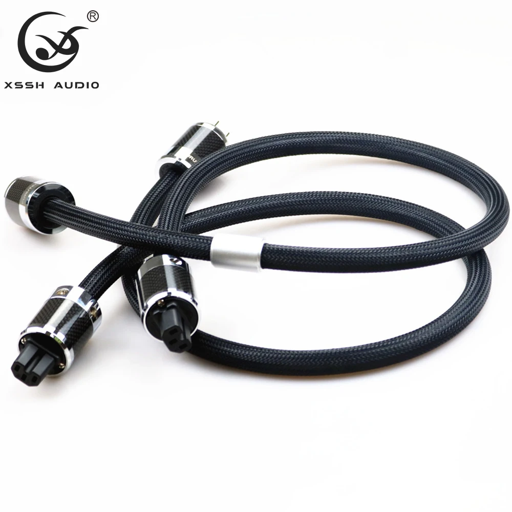 XSSH Hifi FP-3TS20 усилитель Электрический 15 мм 3 ядра 9AWG OFC чистая медь США евро ЕС IEC AC