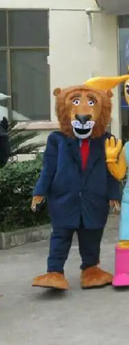 Mayor of the lion Костюм талисмана с животными; костюм для костюмированной вечеринки; вечерние костюмы для игр; Одежда для взрослых на Хэллоуин; ручная работа; одежда с интересным персонажем мультфильма - Цвет: Mayor of the lion
