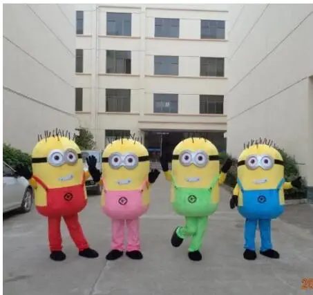

Hot Sale Professional Minions Mascot Costume Adult Size Minon Mascot Costume Free Shiping