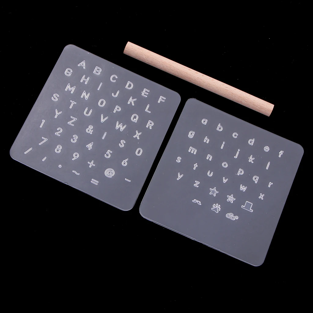 Punching Tool Leather Stamp Alphabet Letters Number Hallmark Stamping Sign For Stamping Leather