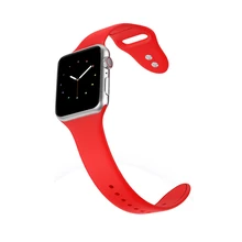 Aliexpress - Applicable Iwatch Silicone Strap Apple Watch5/4/3/2/SE Generation Sports Narrow Side 38/42/40/44mm Personality Creativity Gift