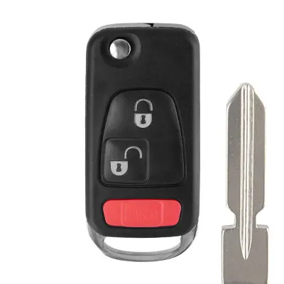 Серый Okeytech 2/3 кнопки дистанционного ключа автомобиля чехол для Mercedes Benz SLK E113 A C E S W168 W202 W203 W124 B200 A160 - Цвет: Серый