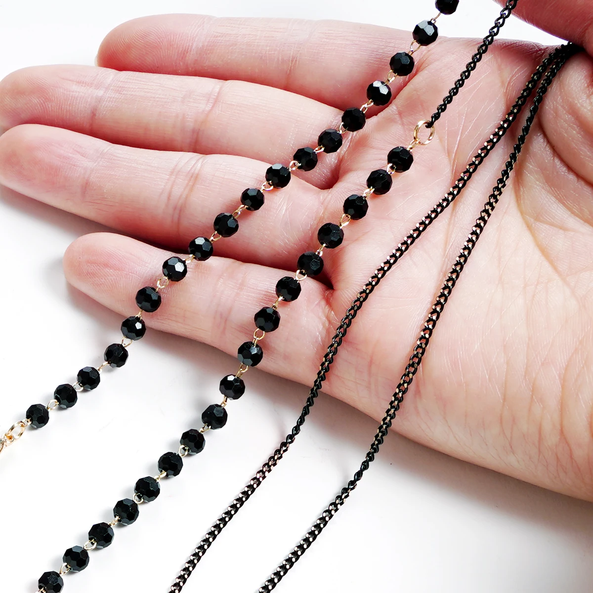 Skyrim 우아한 클리어 지크론 크리스탈 페르시 Lanyand 안경 선글라스 체인 안경 스트랩 로프 안경 코드 액세서리 -  AliExpress