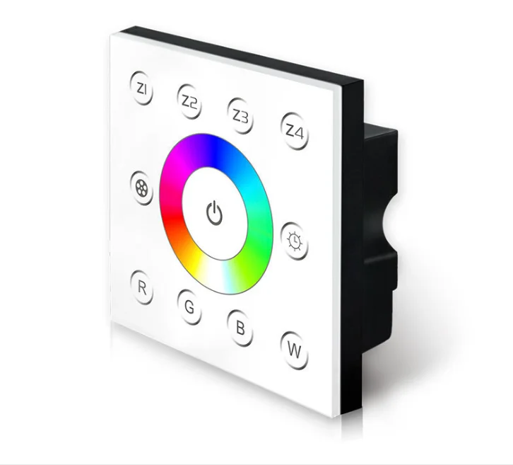 AC85V-265V светодиодный настенный DMX512 консоль мастер Сенсорная панель контроллер затемнения/CCT/RGB/RGBW диммер для светодиодной ленты светильник
