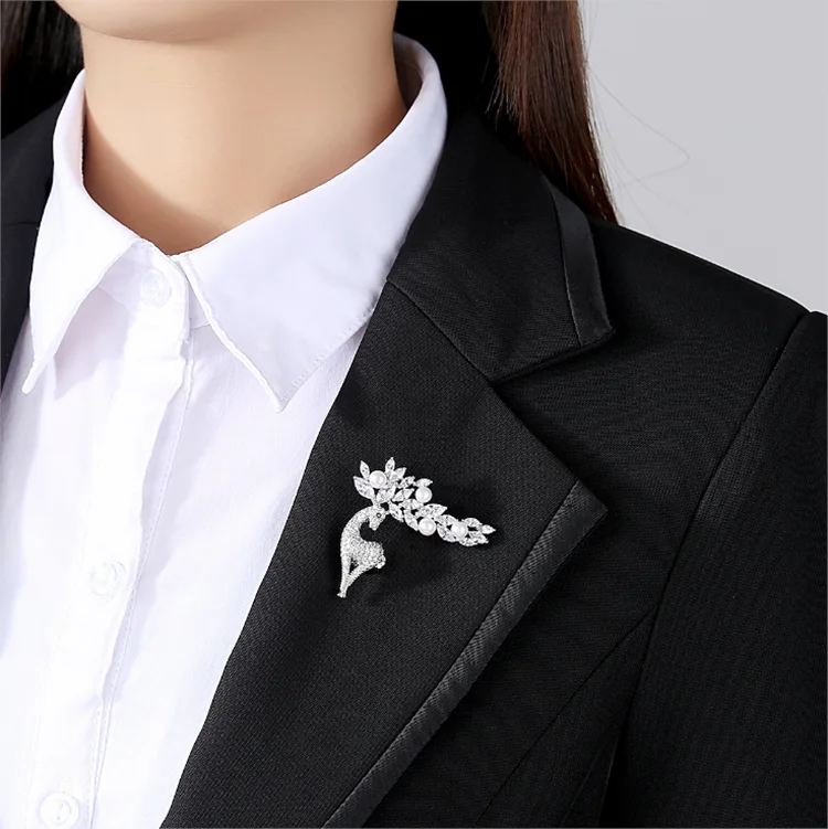 MeibaPJ Luxourious Real Natural Pearl Elk Brooch S925 Solid Silver Fine Wedding Jewelry For women