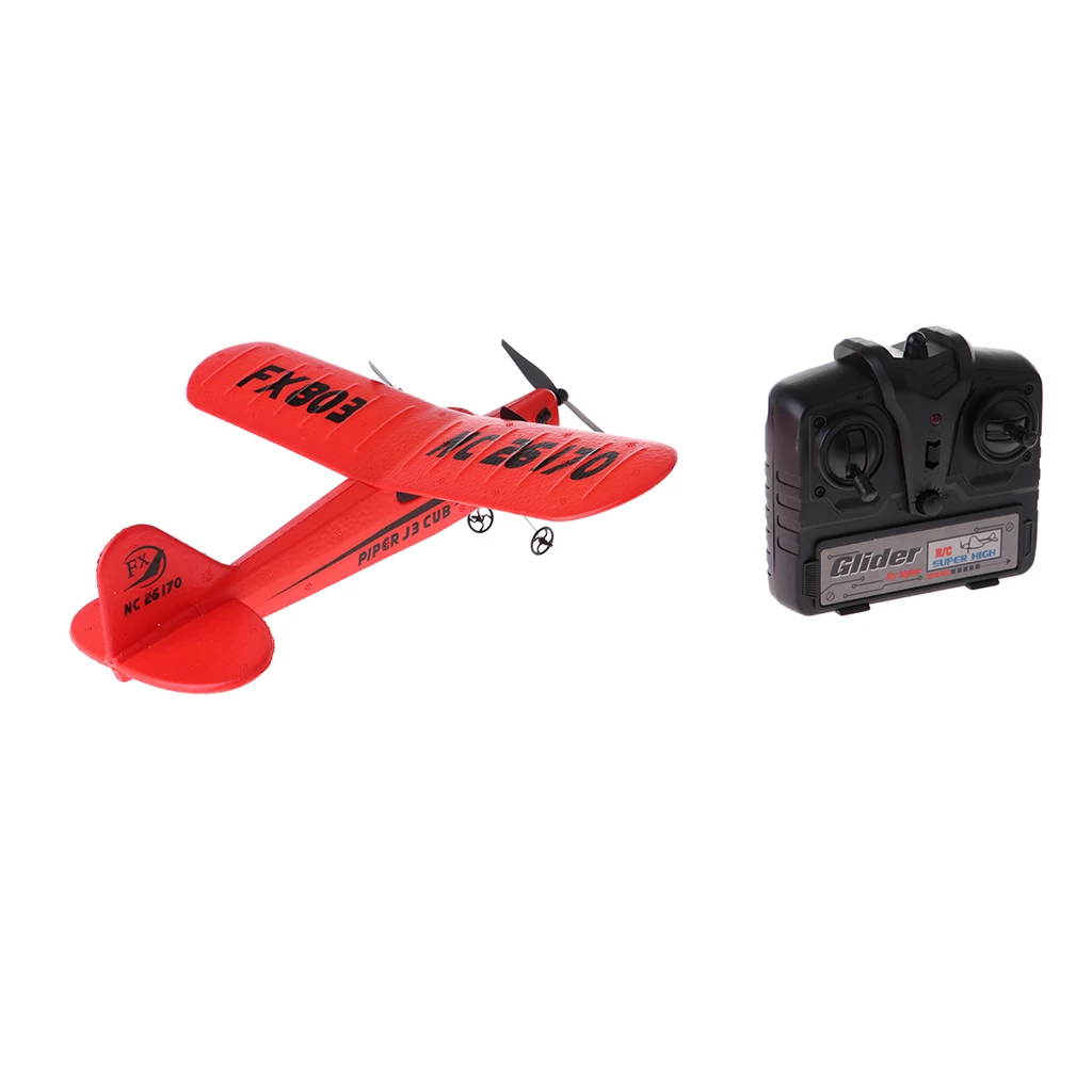 2.4Ghz Outdoor RC Aeroplane Airplane Plane Model Fixed Wing Assembly Switch