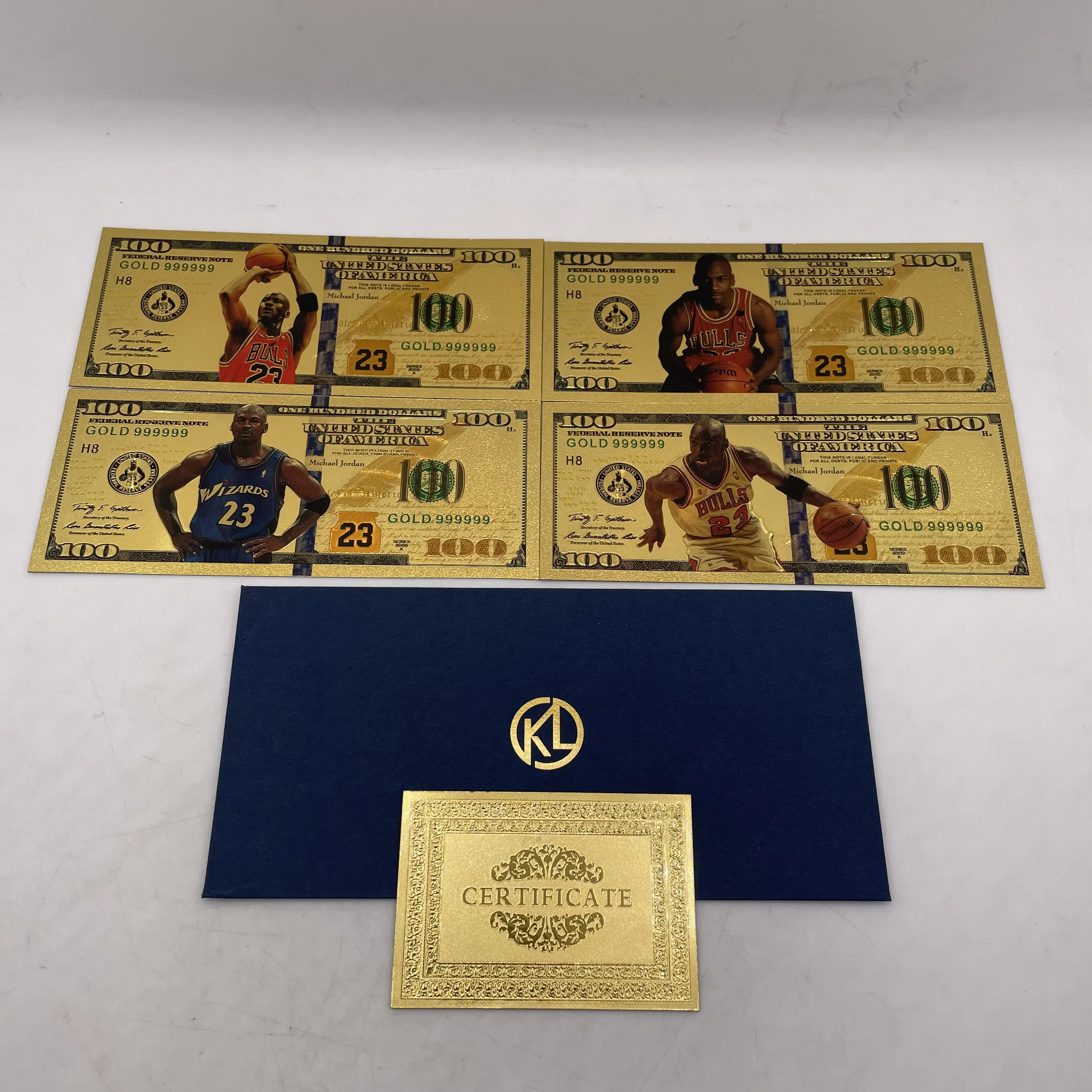 10 шт./серия сувенирные банкноты Майкл-Джордан баскетбольная звезда спорта