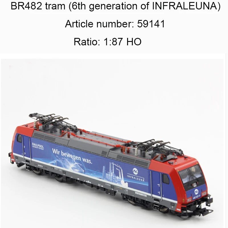 Электрический локомотив модель 59141 br482 шестое поколение Электрический локомотив подарок Германии батут