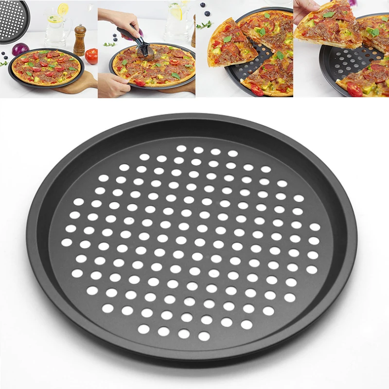 Perforated Round Pizza Baking Pan