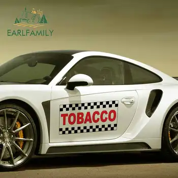 

EARLFAMILY 43cm x 21.8cm for Tobacco Red Sign Car Sticker Windshield Bumper Windows Graphics Occlusion Scratch Decals