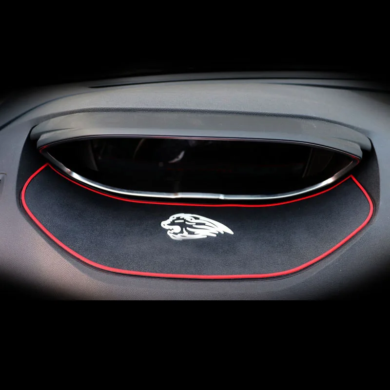 Lsrtw2017 Car Dashboard Cellphone Mat for Peugeot 3008 5008 Interior Accessories Mouldings
