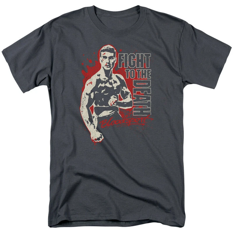 Лицензированная футболка для взрослых с надписью Bloodsport Movie To The Death подростков