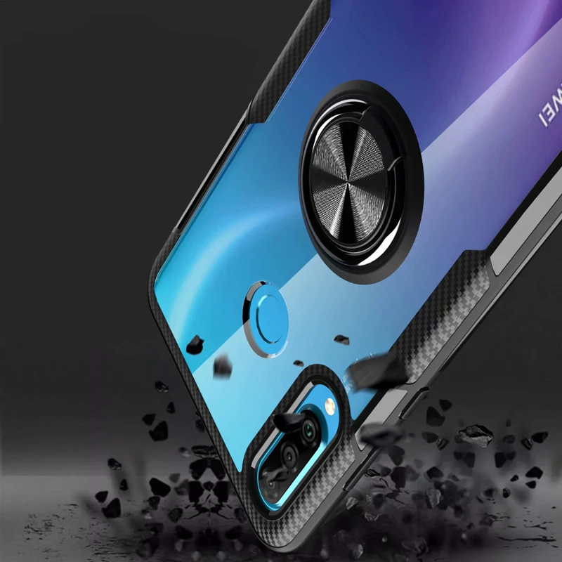 Чехол для huawei Honor 20 s, Роскошный прозрачный чехол из поликарбоната+ кольцо с полной защитой, чехол для Honor 20s MAR-LX1M MAR-LX1H, чехол