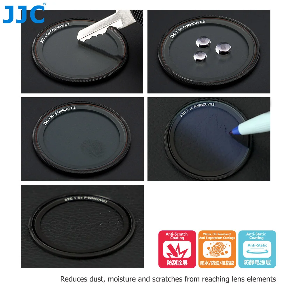 JJC L39 Ultra Slim Multi-Coated UV Filter For Ricoh GR IV GR IIIx HDF III HDF II GR3x GR3 GR2 Cameras Glass Lens Filters uv filter camera lens filter photography filter