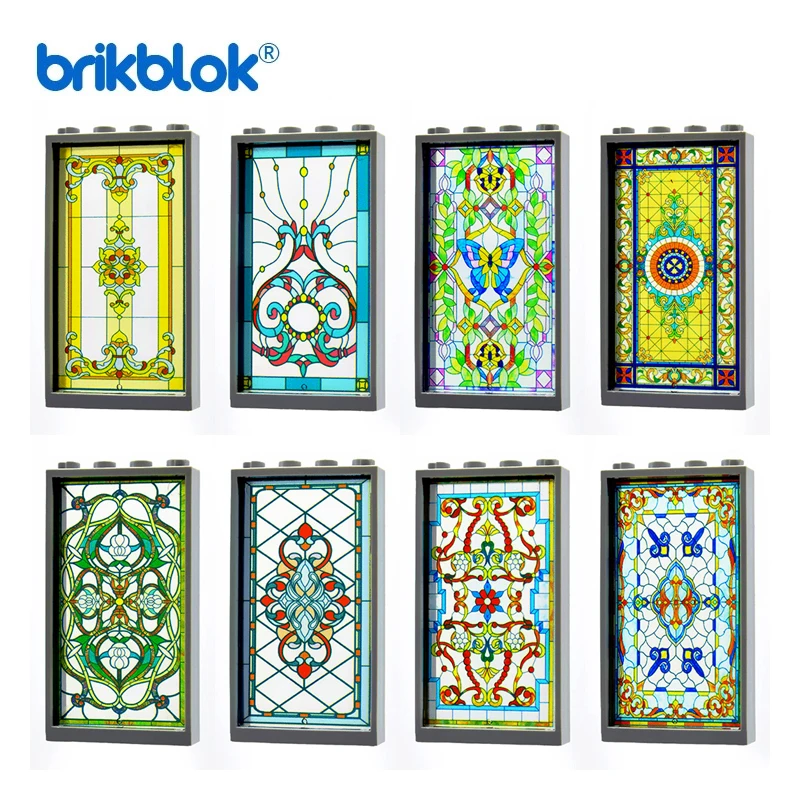 Таможня напечатала Стекло кирпичи здание Мпц Блоки Игрушки для создатель города