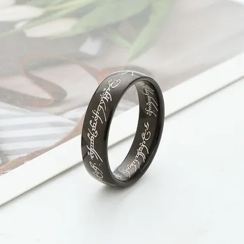 

Ring male personality romantic party can turnfashion personality ring titanium steel time digital ring domineering simple ring