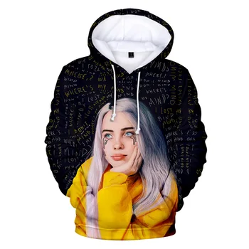 

Hip hop 2020 Billie Eilish Hoodies Sweatshirts Men Women New Hoodies Winter Fashion Long Sleeve Hoody Boy Girl Pullovers