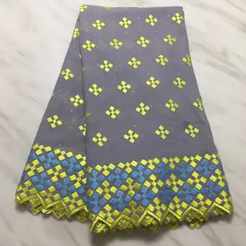 

African Dry Lace Fabric High Quality For Men Cotton Lace French Lace Fabric With Stones Swiss Voile Lace In Switzerland