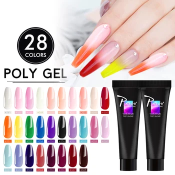 

French Kit Nail Extend Poly Gel UV Primer Nail Art Transparent Color Nail Extensions Polygel Acrylic Builder Gellak Gel Varnish