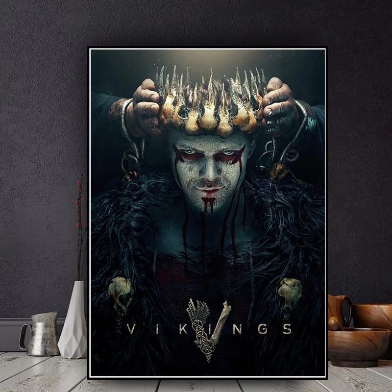 Плакат Викинги бронированный Самурай винтажная настенная живопись на холсте скандинавские плакаты и принты настенные картины гостиная домашний декор