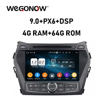

TDA7851 Android 9.0 8 Core 64GB ROM Car DVD Player GPS Glonass Map RDS Radio WIFI BT 5.0 For Hyundai IX45 Santa Fe 2013 2014