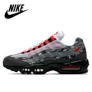 Nike Air Max 95 Original Running Shoes for Men Outdoor Sports Jogging Comfortable Women Sneaker Atmos We Love Nike Bright Crimso