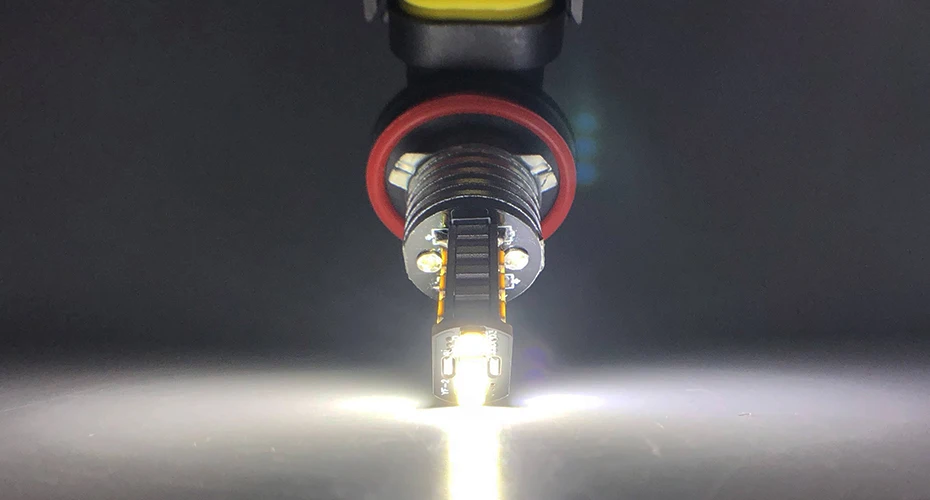 JGAUT H8 H9 H11 3528 9 SMD светодиодный лампы супер яркие белые Автомобильные противотуманные фары 12V 24V 6000K белая дневные ходовые лампы белого цвета