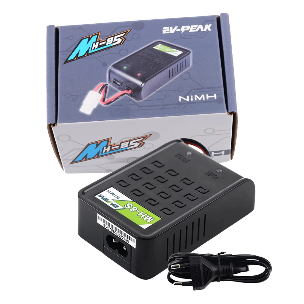 EV-PEAK MH-8S 1-8S 12W умное зарядное устройство совместимое с NiMH NiCd для самолетов