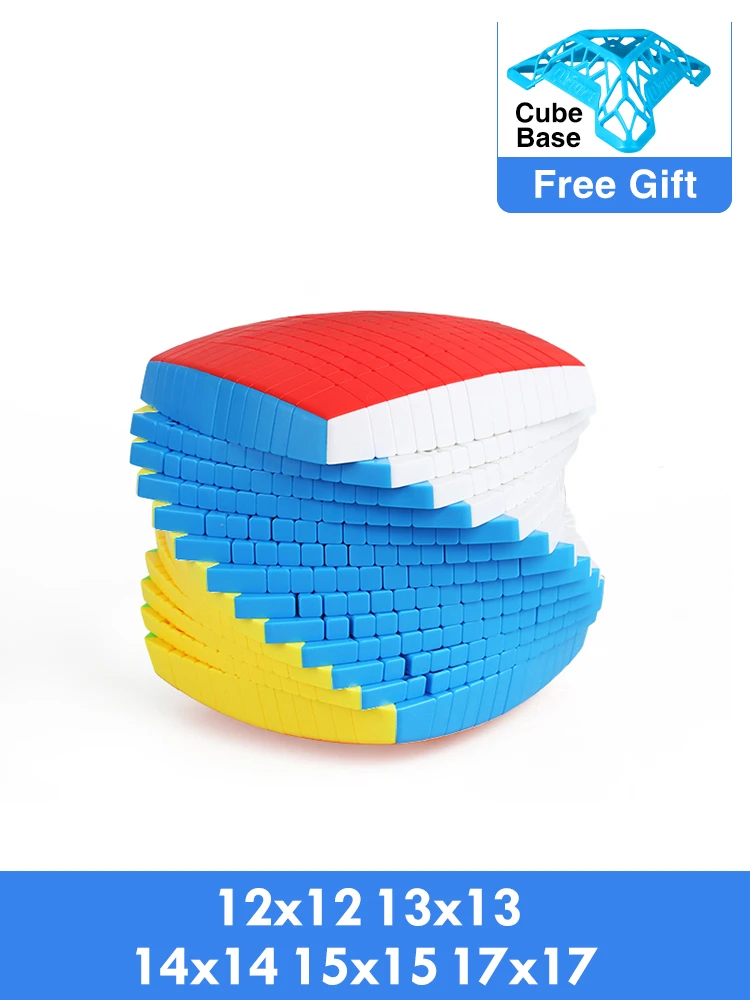 Shengshou 12x12x12 13x13x13 14x14x14 15x15 17x17x17x17 кубический скоростной магический пазл Sengso 12x12 13x13