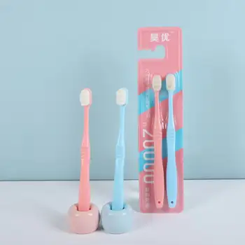 

Currently Available Wholesale Soft Bristle Couples Toothbrush Individual Package Family Daily Use Head Tens of Root Hair Pregnan